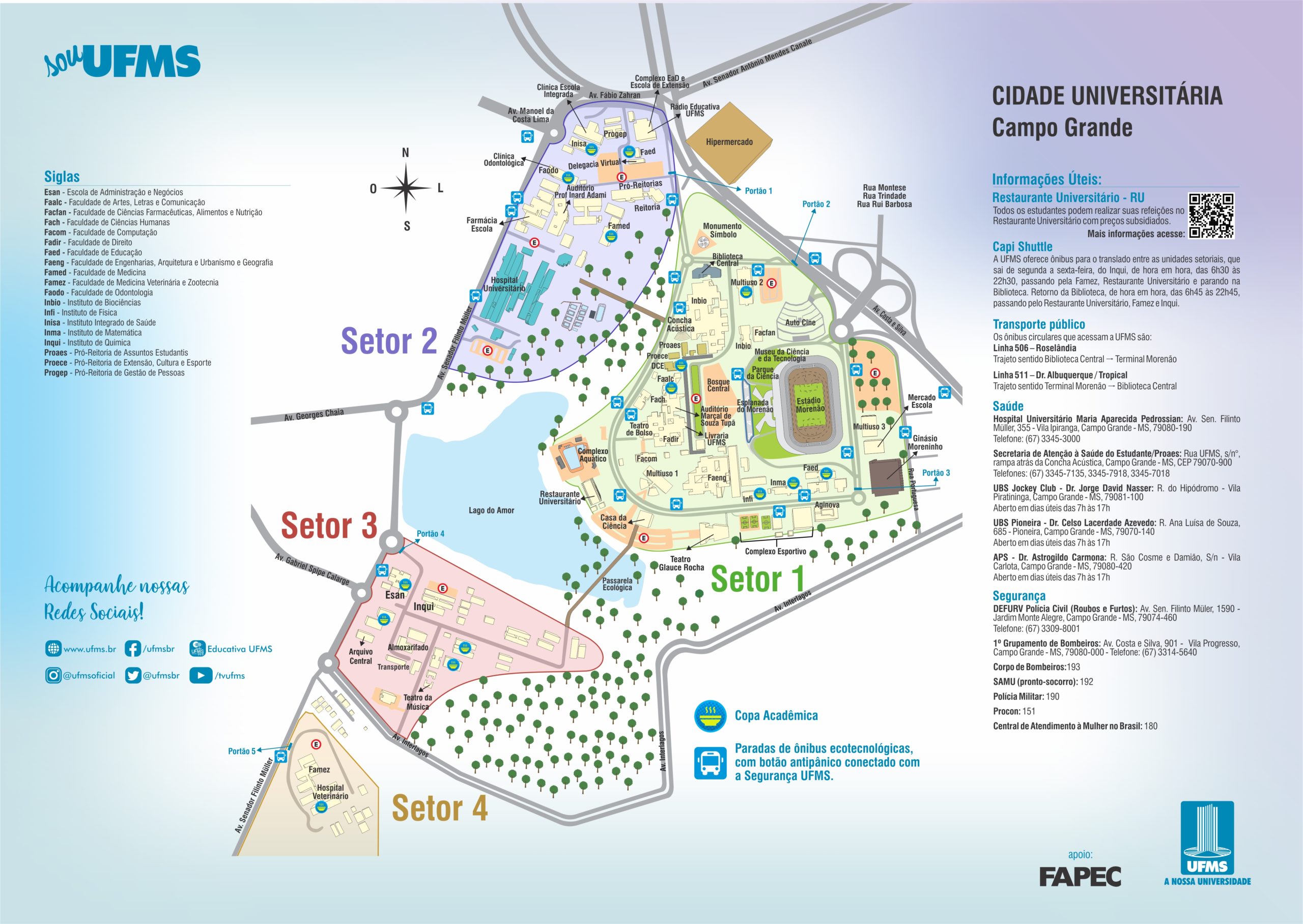 Mapas Dos C Mpus Ufms