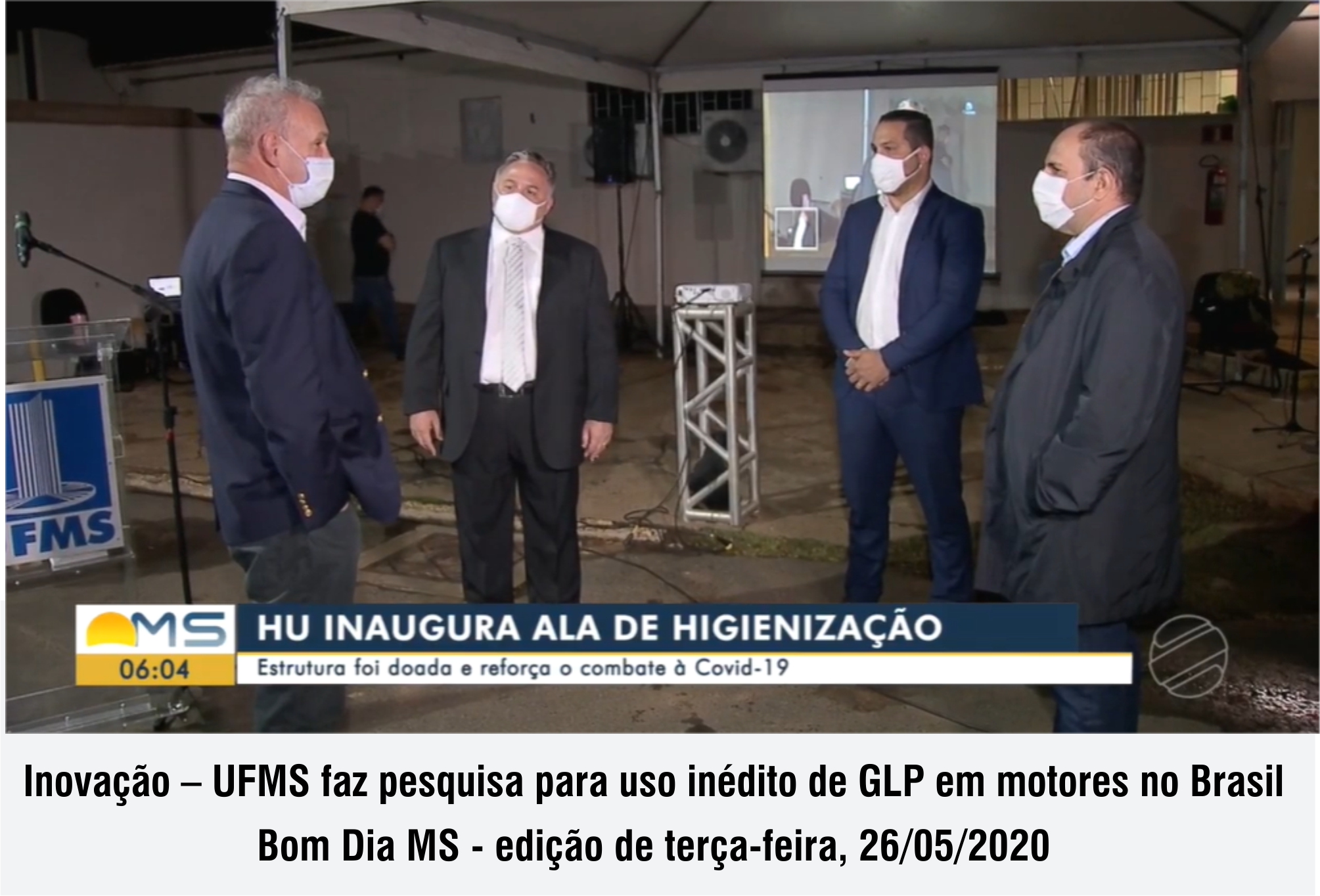 MSTV - Inovação – UFMS faz pesquisa para uso inédito de GLP em motores no Brasil