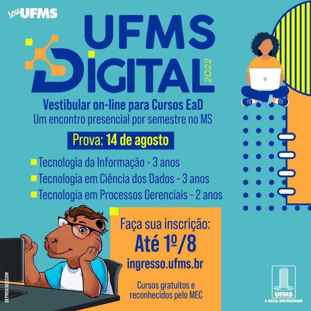 Com 1,2 mil vagas, UFMS recebe inscrições para mestrado e doutorado -  Educação e Tecnologia - Campo Grande News