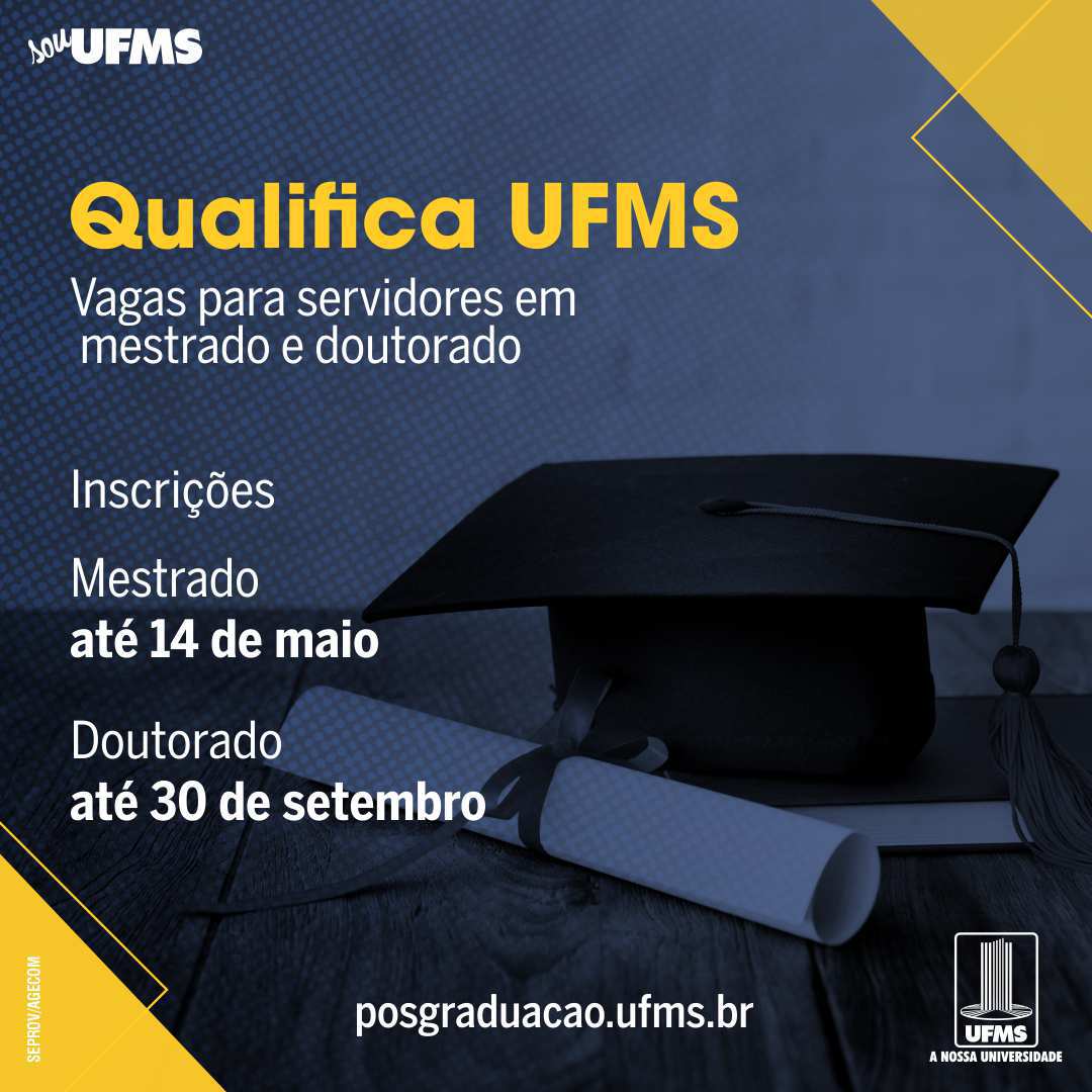 Últimos dias para inscrições de mestrado e doutorado da UFMS - Correio do  Estado