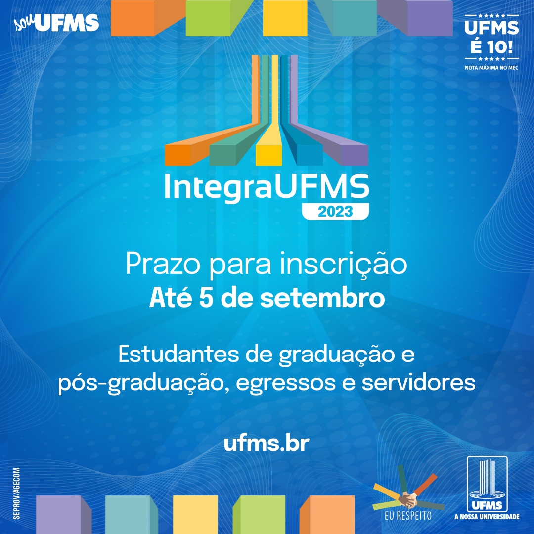 Programação das Sessões Técnicas - Integra UFMS