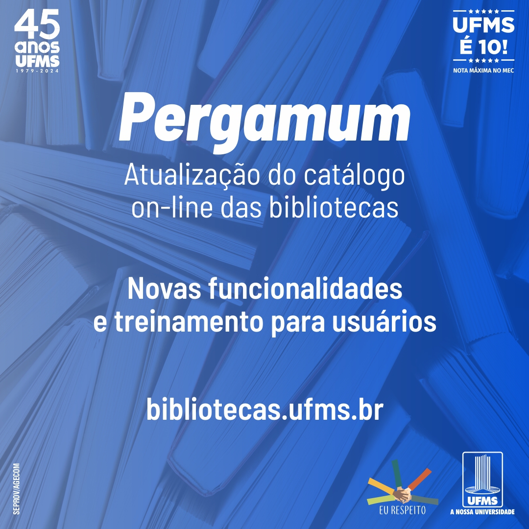 Bibliotecas da UFMS atualizam catálogo online e oferecem treinamento